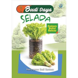 Budidaya selada dalam botol bekas